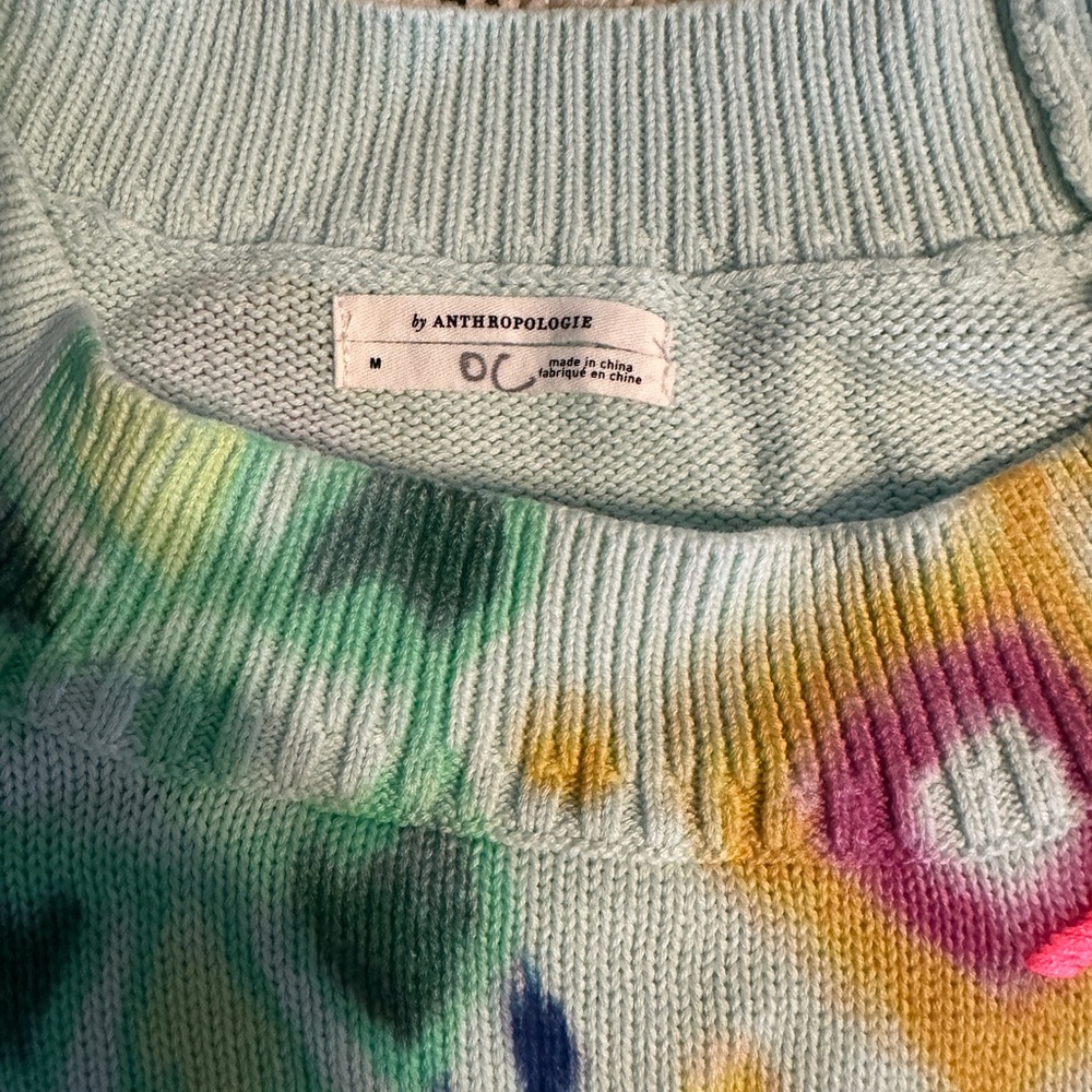Anthropologie Meera Boho Sweater Tee - Picture 3 of 5